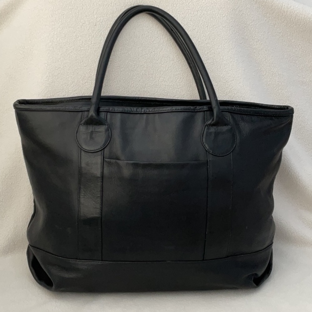 CLAVA NANTUCKET LEATHER TOTE - Picture 12 of 13